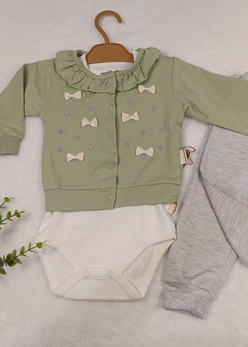 3lü Bebek Takımı  0-12 Ay - Görsel 3