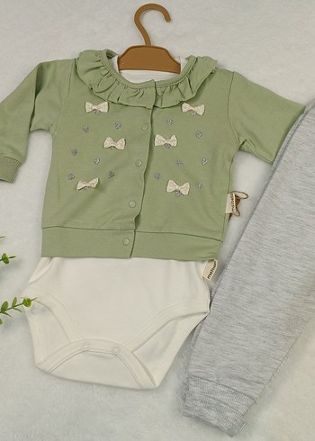 3lü Bebek Takımı  0-12 Ay - Görsel 2