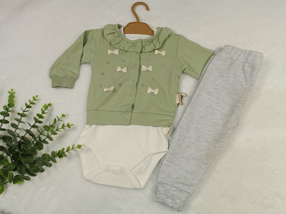 3lü Bebek Takımı  0-12 Ay - Görsel 2