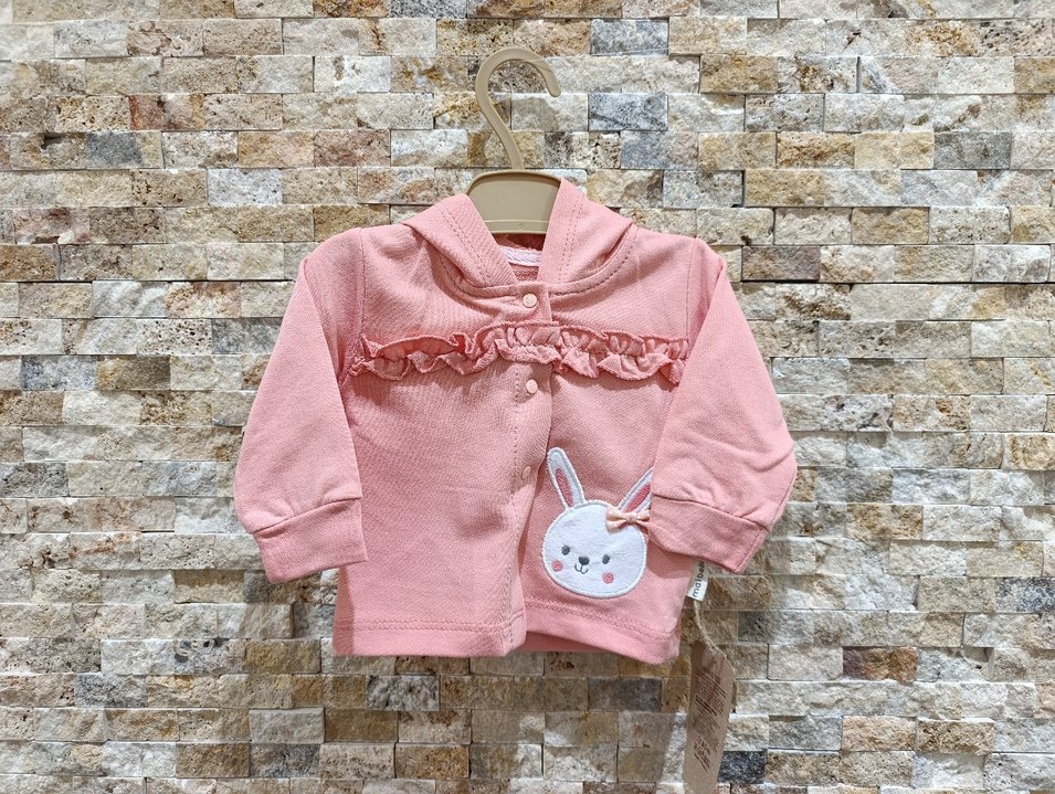 %100 Pamuk Tavşan Nakışlı 3lü Takım(012 Ay)  Yeni &Etiketli - Görsel 5