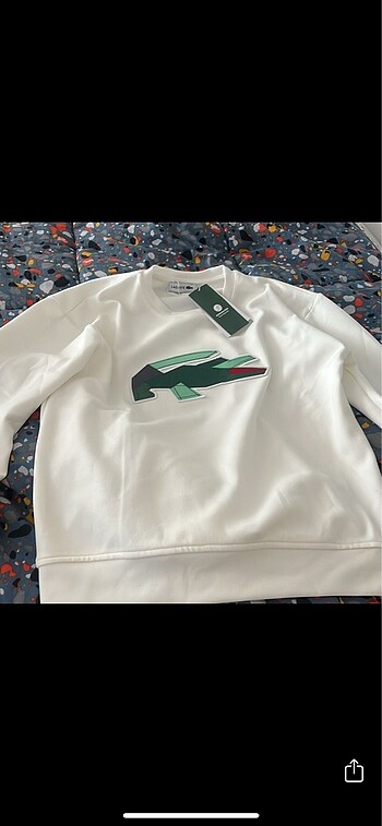 Orjinal Lacoste yeni sezon sweat