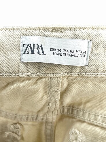 34 Beden çeşitli Renk Zara Jean / Kot %70 İndirimli.