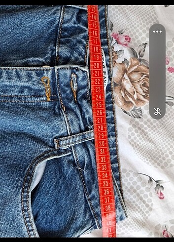 l Beden lacivert Renk Koton mom jean