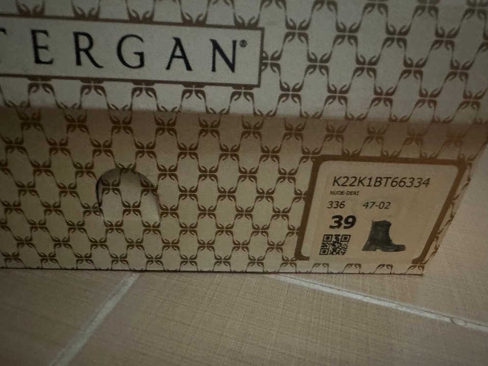 Beyaz GERÇEK Deri Kadın Bot - Blok Topuklu - Görsel 5