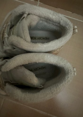 SKECHERS Beyaz Gri Platform Topuklu Kadın Spor Ayakkabı - Görsel 5