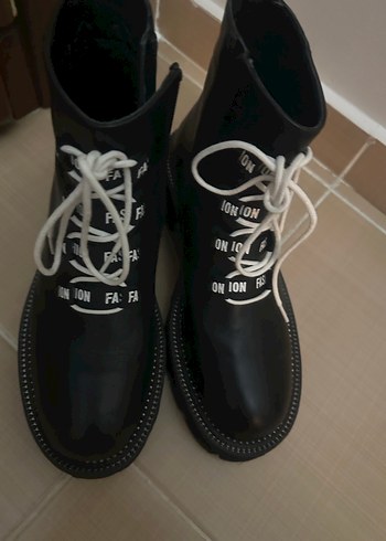 TERGAN GERÇEK DERİ Siyah Platform - Görsel 4