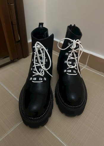 TERGAN GERÇEK DERİ Siyah Platform - Görsel 2