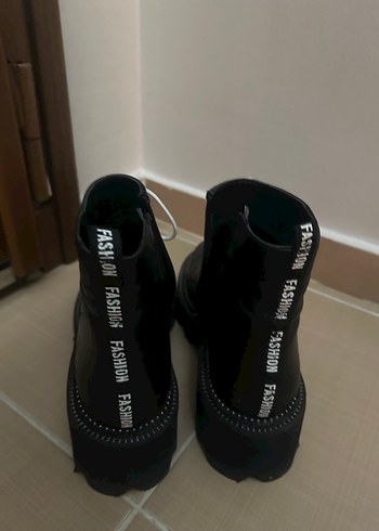 TERGAN GERÇEK DERİ Siyah Platform - Görsel 5