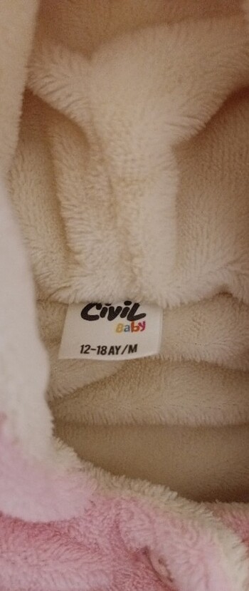 Civil Kız Bebek mont 12-18m