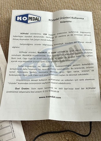 KOPedal GM-300 IBEXBOX Pedal Seti - Görsel 3