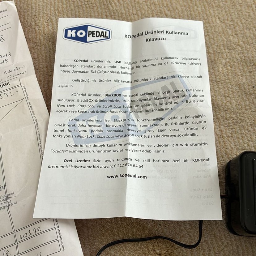 KOPedal GM-300 IBEXBOX Pedal Seti - Görsel 3