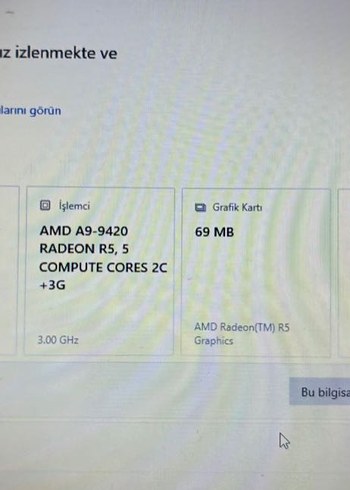 HP 15-RB013NT AMD A9 LAPTOP - Görsel 8