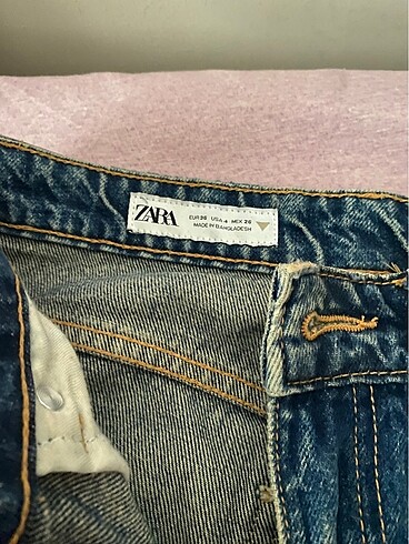 36 Beden mavi Renk Zara jean