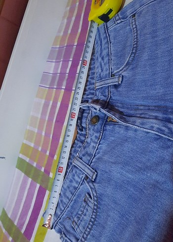 30 Beden Mavi Rahat Kesim Mommy Jean Kadın Kot Pantolon