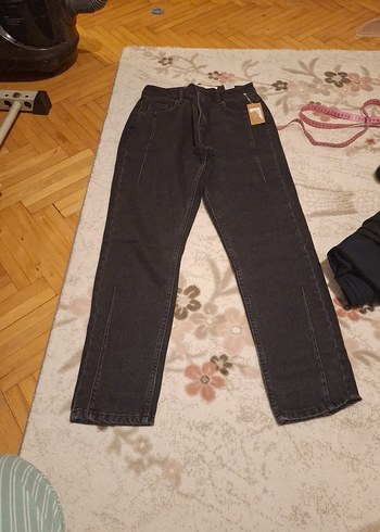 Gri Kadın Denim Pantolon - Görsel 2