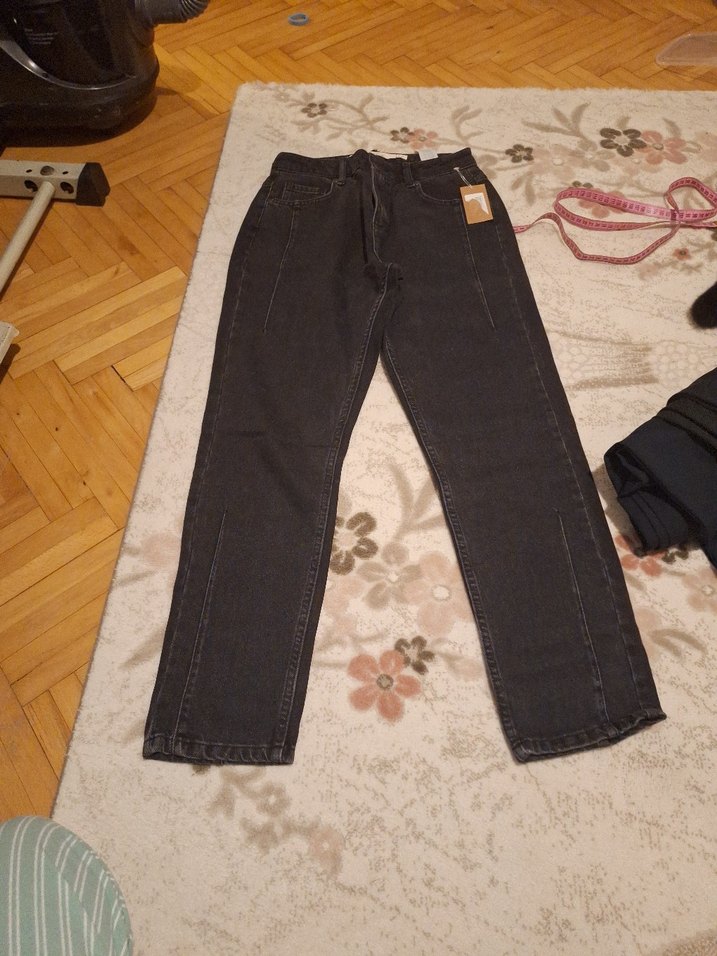 Gri Kadın Denim Pantolon - Görsel 2