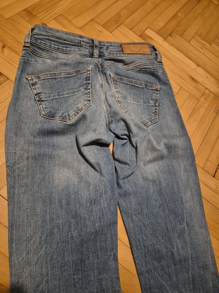 Kadın Mavi Normal Boy Denim Jean - Görsel 3