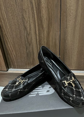 Pierre Cardin Tokalı Siyah Yılan Desenli Stiletto Topuklu Kadın Ayakkabı