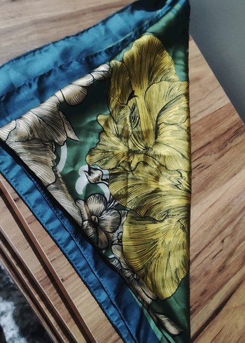 Bohem Tarzda Çok Renkli Kadın İpek Şal - Görsel 2