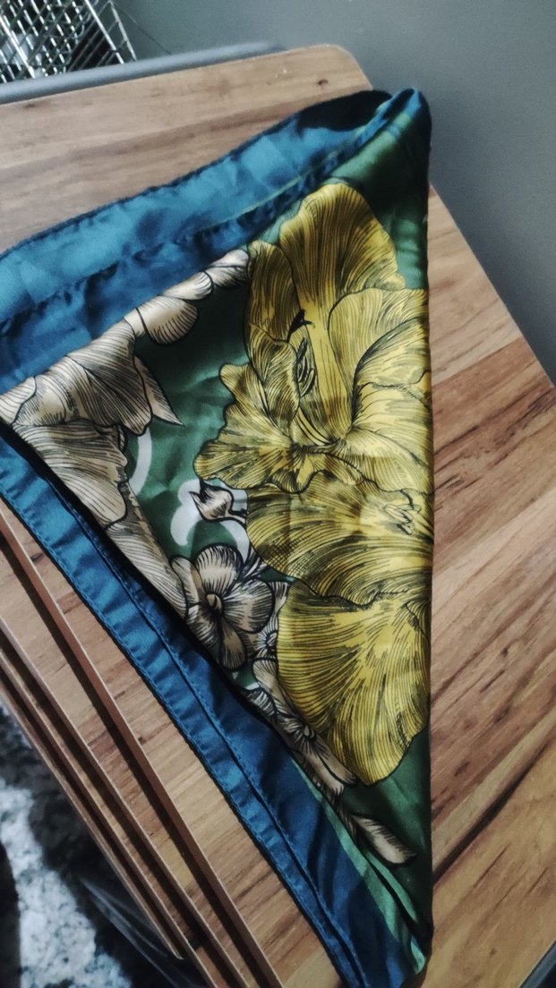 Bohem Tarzda Çok Renkli Kadın İpek Şal - Görsel 2