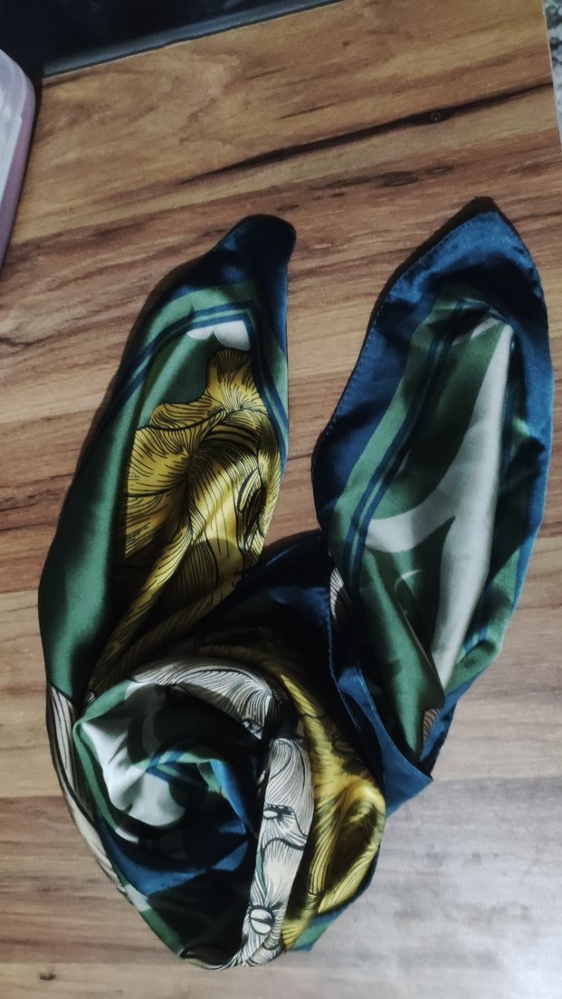 Bohem Tarzda Çok Renkli Kadın İpek Şal - Görsel 4