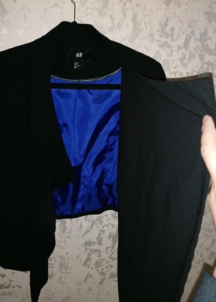 Kumaş ceket 38 40 beden uyumlu - Görsel 2