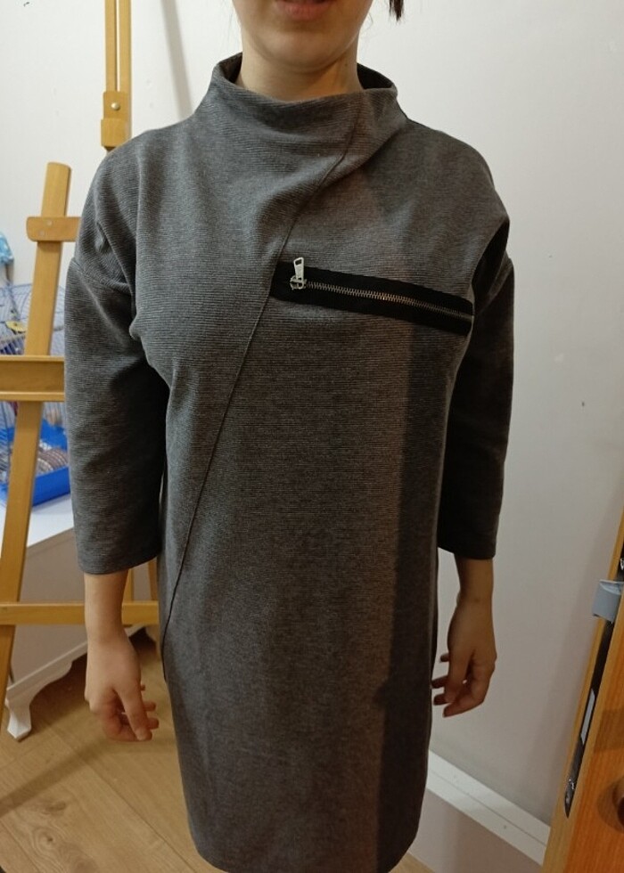 36 beden kısa elbise - Görsel 4