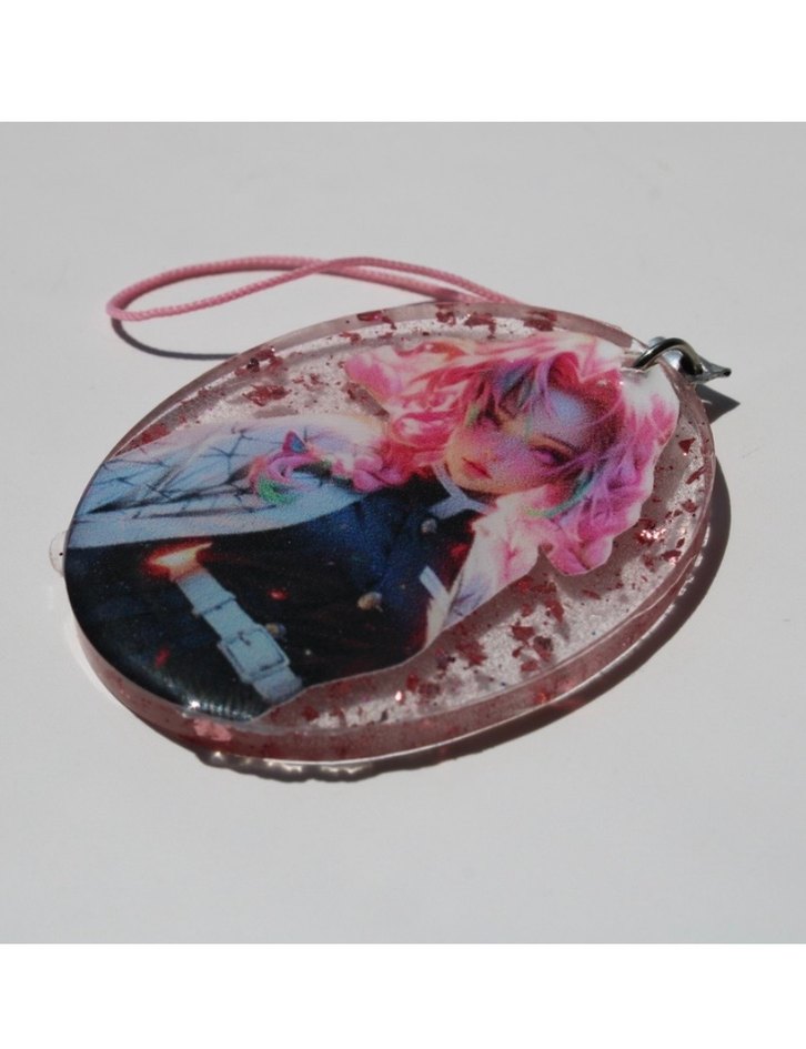 Demon slayer mitsuri anahtarlık takı - Görsel 2