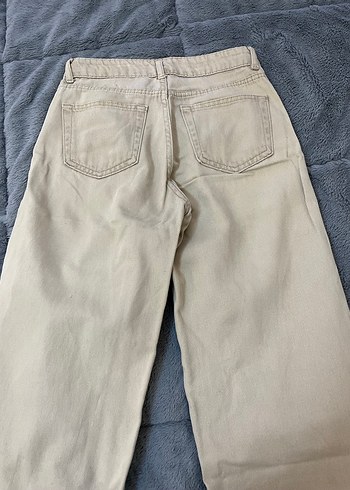 Bej Normal Boy Kadın Denim Pantolon - Görsel 3