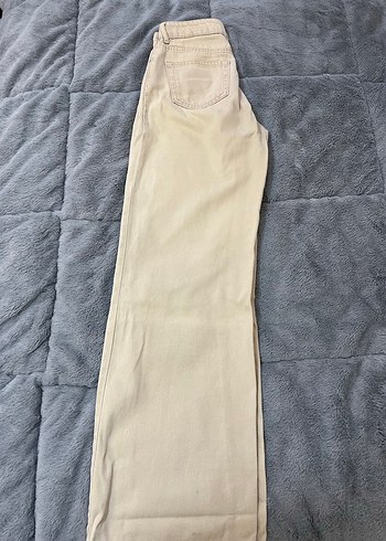 Bej Normal Boy Kadın Denim Pantolon - Görsel 4