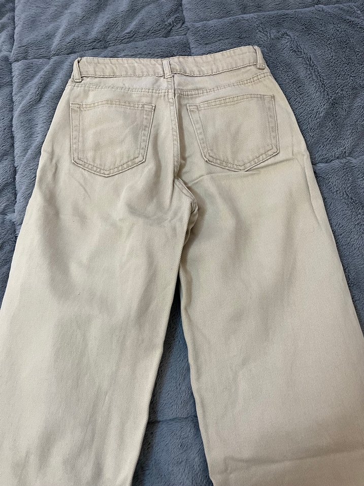 Bej Normal Boy Kadın Denim Pantolon - Görsel 3