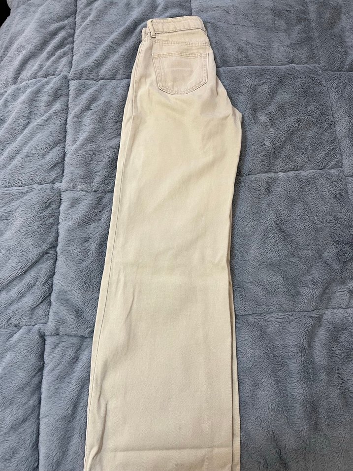 Bej Normal Boy Kadın Denim Pantolon - Görsel 4