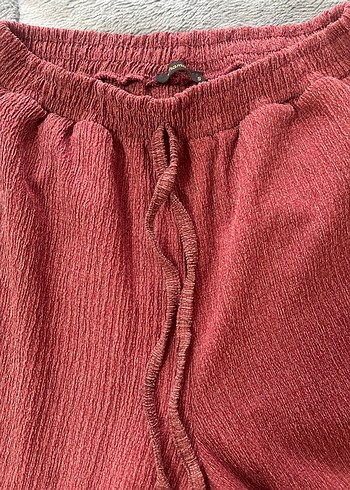 Bordo Uzun Kollu Bol Kesim Takım - Görsel 4