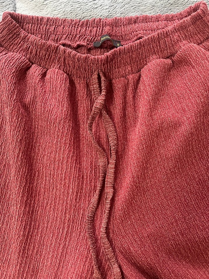 Bordo Uzun Kollu Bol Kesim Takım - Görsel 4