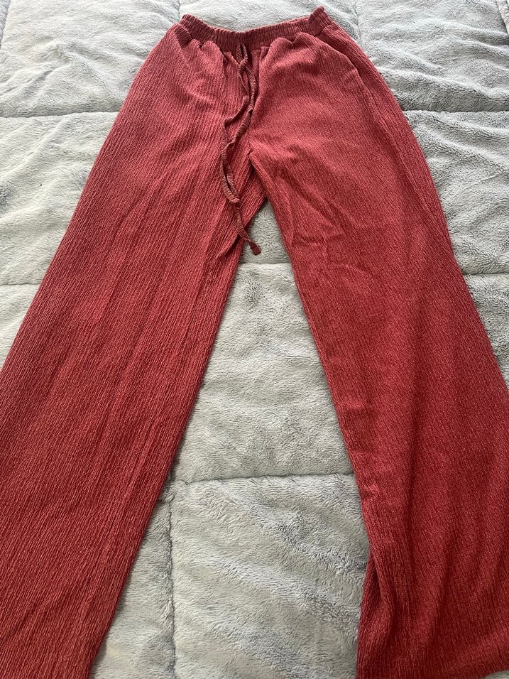 Bordo Uzun Kollu Bol Kesim Takım - Görsel 3