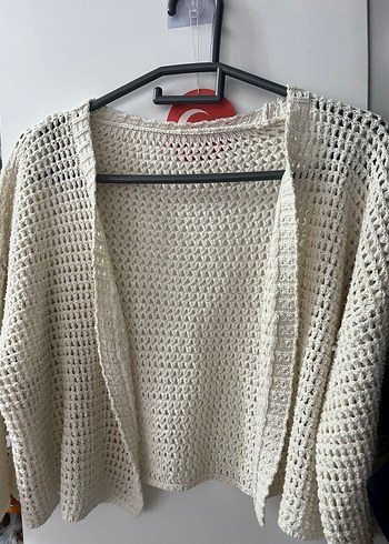 Örgü Bohem Kadın Hırka - Görsel 2