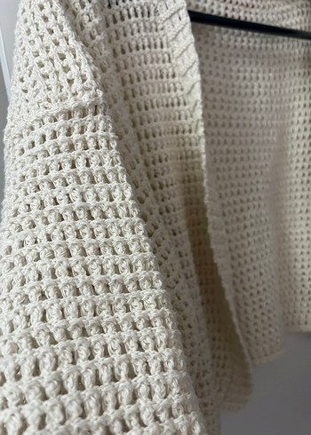 Örgü Bohem Kadın Hırka - Görsel 5