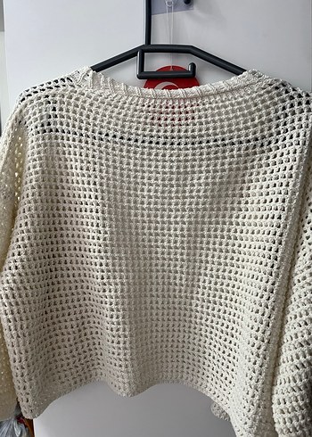 Örgü Bohem Kadın Hırka - Görsel 4