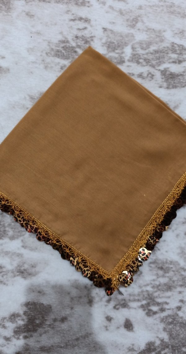 Boncuk Detaylı hardal sarısı yazma - Görsel 2