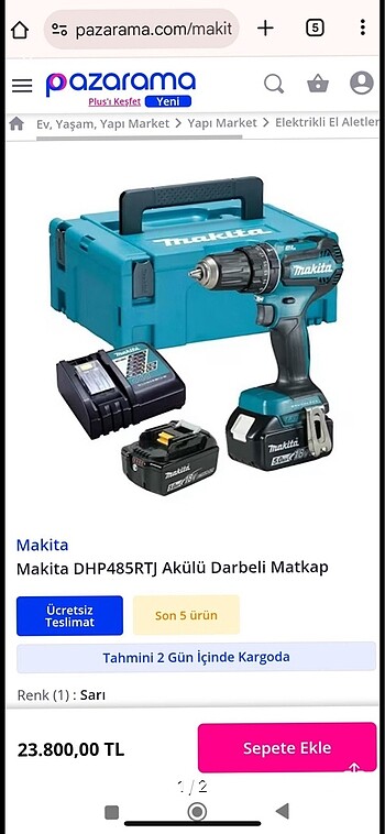 Darbeli Matkap