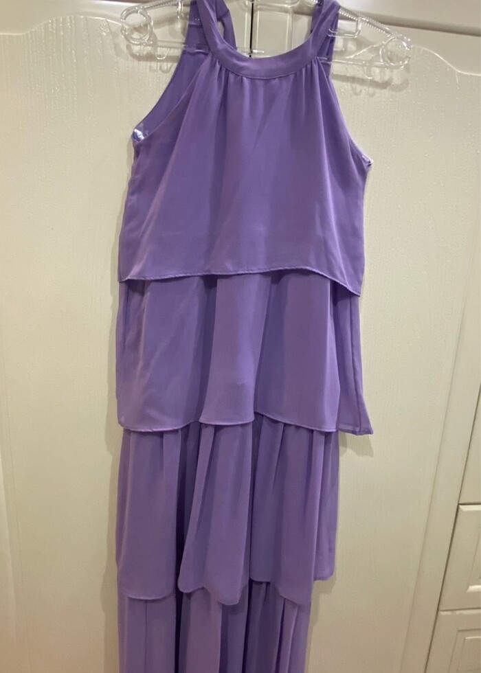 Lila elbise - Görsel 2