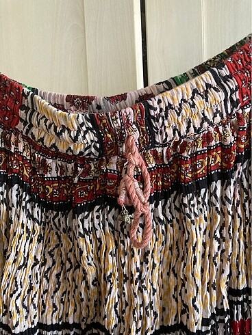 38 Beden çeşitli Renk Karaca bürümcük etek, yüzük hediyeli