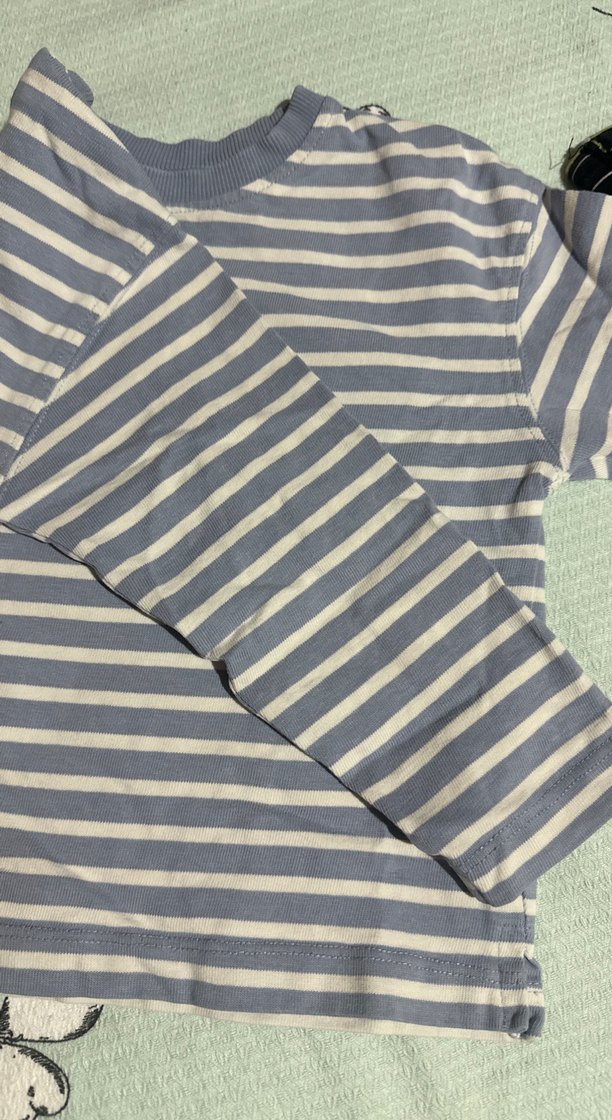 Çizgili Gri Çocuk Atlet - Görsel 3