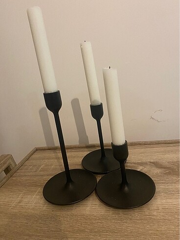 Ikea şamdan 3lü