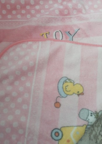 Pembe Desenli Çocuk Battaniyesi - Görsel 3