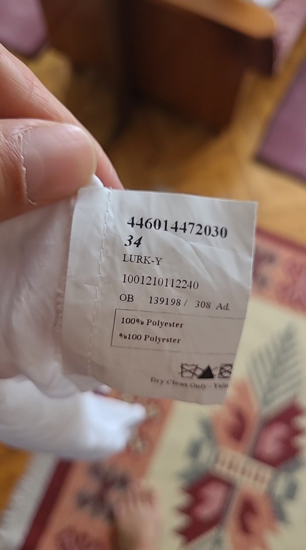 Zebra Desenli V Yaka Uzun Elbise - Görsel 4