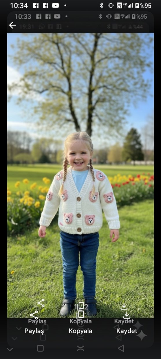 Ayicikli sıcacık hırkalar - Görsel 2