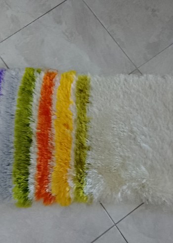 Renkli Batik Desenli Banyo Paspası