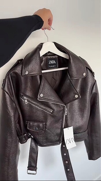 Zara Zara viral simli deri ceket