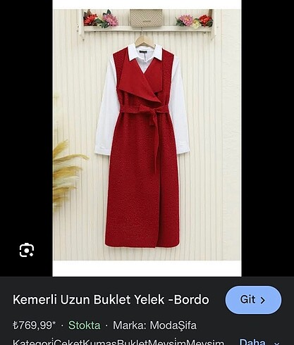 Bordo yelek